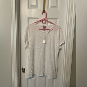 Chico’s Tatelyn Cutout Scoop Top